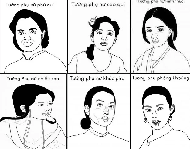 Ảnh nhân tướng Tiktok - Nữ